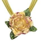 Кулон Дорис - Бледно-желтая роза (КН102-03) фото